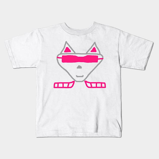 Cat Alien Cool Kitty Gift Saying Kitty Kids T-Shirt by FindYourFavouriteDesign